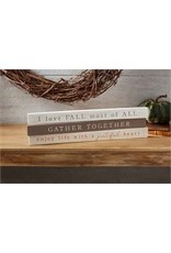 MUDPIE Fall Sentiment Stick Signs