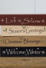 Audrey's Mini Message Blocks - Seasons Greetings