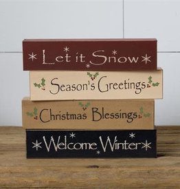 Audrey's Mini Message Blocks - Seasons Greetings