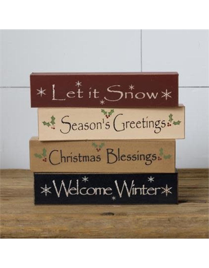 Audrey's Mini Message Blocks - Seasons Greetings