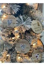 Driftless Studios Wood Christmas Tree Ornament