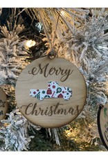 Driftless Studios Wood Christmas Tree Ornament