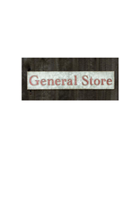Audrey's 36" General Store Galvanized Sign