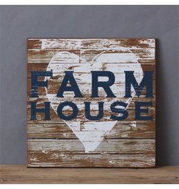 Audrey's Wood Navy Farm House Sign