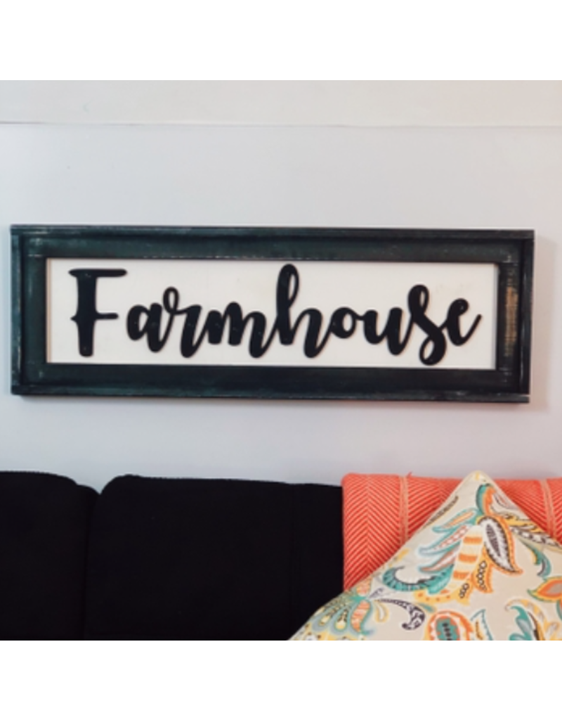 Pine Designs Farmhouse Framed Sign