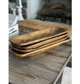 Sincere Surroundings Rustic Wood Dough Bowls
