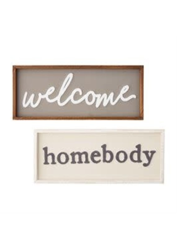 Mud Pie Mud Pie Welcome Boucle Plaque