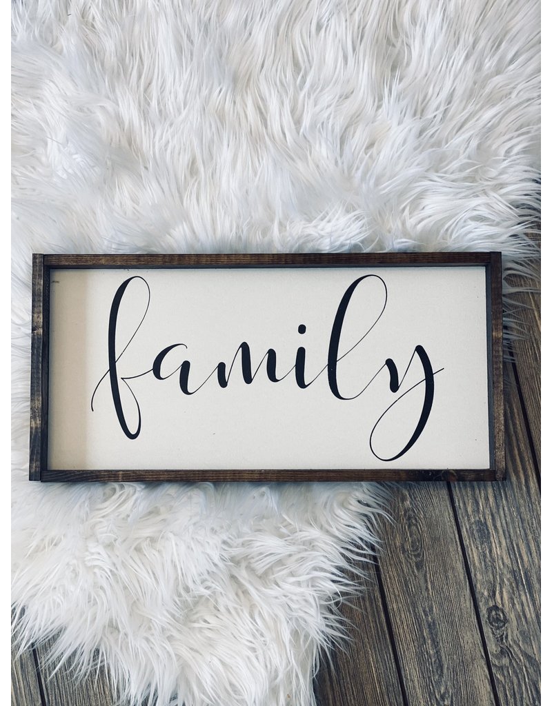 William Rae Designs Family Wood Sign