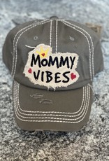 Hana Gray Mommy Vibes Vintage Hat