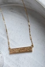 MYS Simple Cork Pendant Necklace