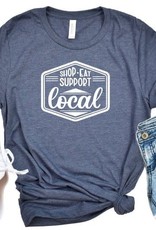 Bella Canvas Navy Support Local Tee (XS-XL)