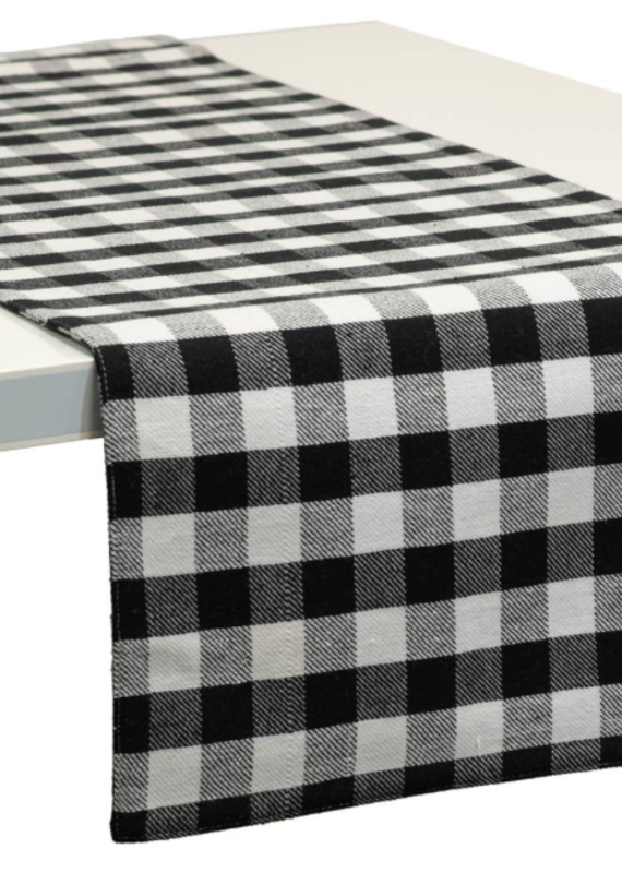 Boston International Black Buffalo Check Table Runner *SALE*