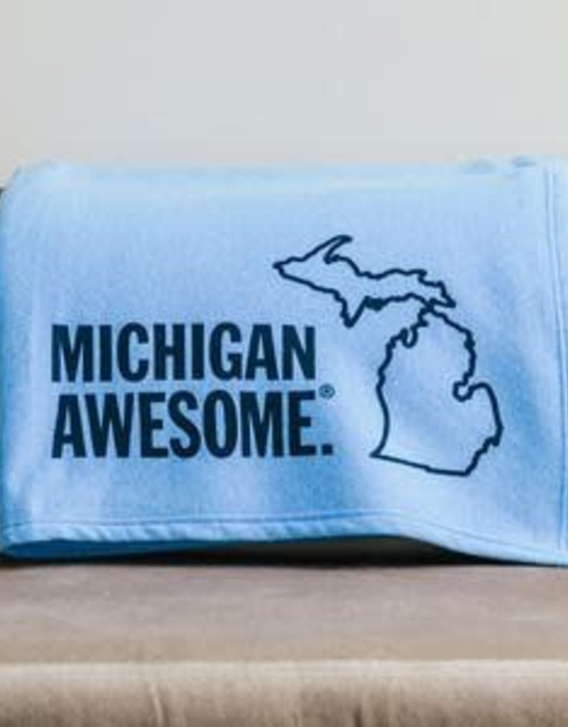 Michigan Awesome Michigan Awesome Sweatshirt Blankets