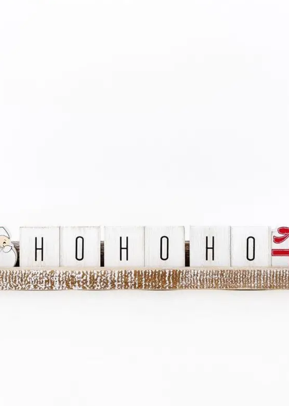 Adams & Co Ho Ho Ho Ledge Sign