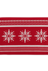 Design Imports Nordic Snowflake Jacquard Placemat