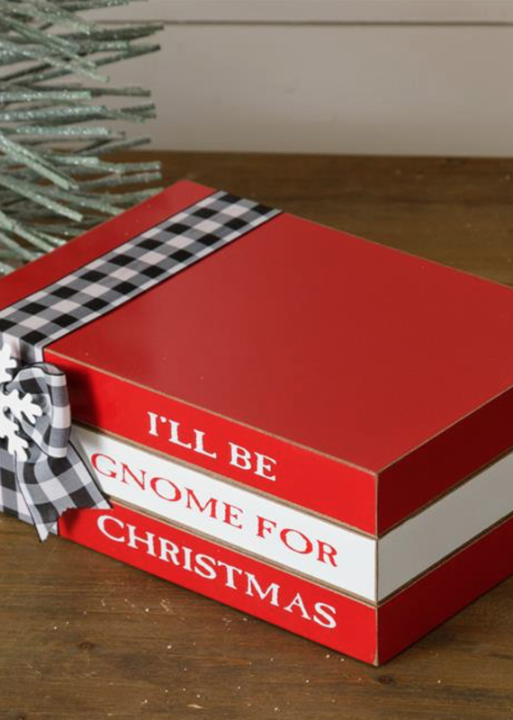 Audrey's I'll Be Gnome for Christmas Stamped Books