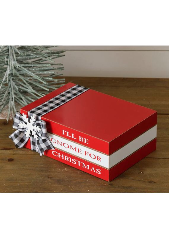 Audrey's I'll Be Gnome for Christmas Stamped Books