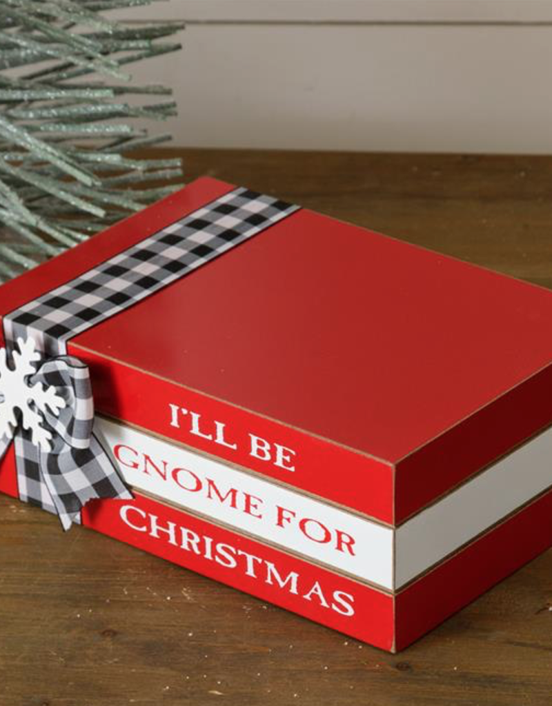 Audrey's I'll Be Gnome for Christmas Stamped Books