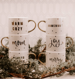Sweet Water Decor Seasonal Tile Coffee Mugs