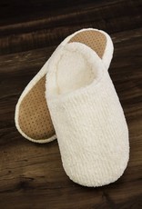 Ruggine Ivory Chenille Slippers