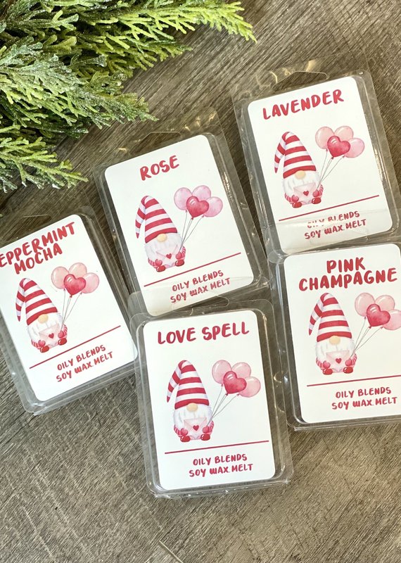 Oily Blends Valentine Heart Gnome Wax Melts