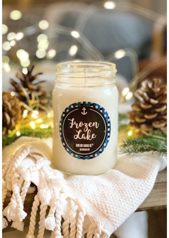 LAKE LIFE CO. Frozen Lake Jar Candle - Fresh Crisp