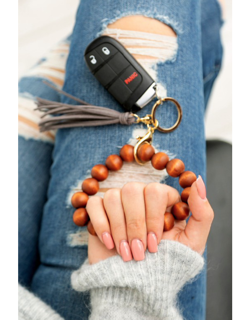 LTB Wooden Key Ring Bracelets