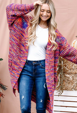 And the Why All the Good Vibes Relaxed Cardigan (S-L)