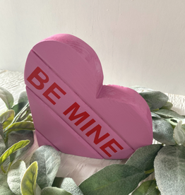 The Painting Barn Be Mine Pink Chunky Heart *SALE*