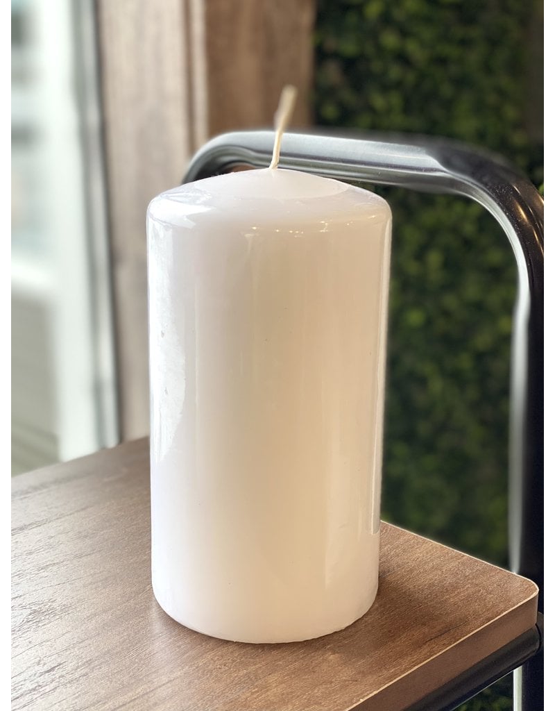 Hyoola White 3"x6" Pillar Candle