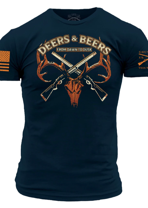 Grunt Style Grunt Style Deers & Beers Tee (S Only)