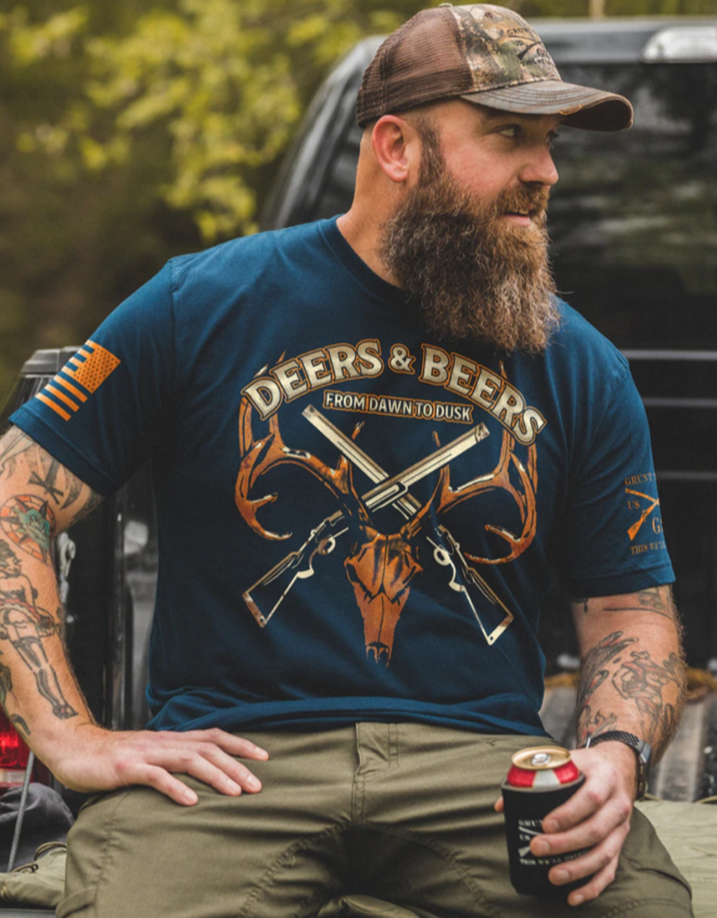 Grunt Style Deers \u0026 Beers Tee (M-3XL 