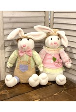 WS Home Decor Honey & Hopper the Sitting Bunnies