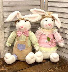 WS Home Decor Honey & Hopper the Sitting Bunnies