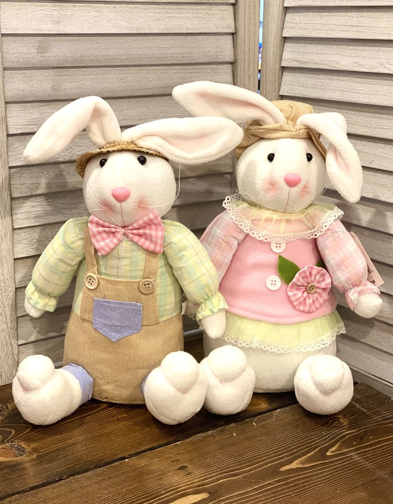 WS Home Decor Honey & Hopper the Sitting Bunnies