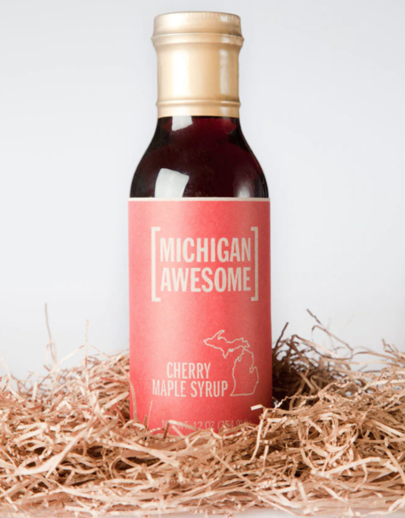 Michigan Awesome Michigan Cherry Maple Syrup
