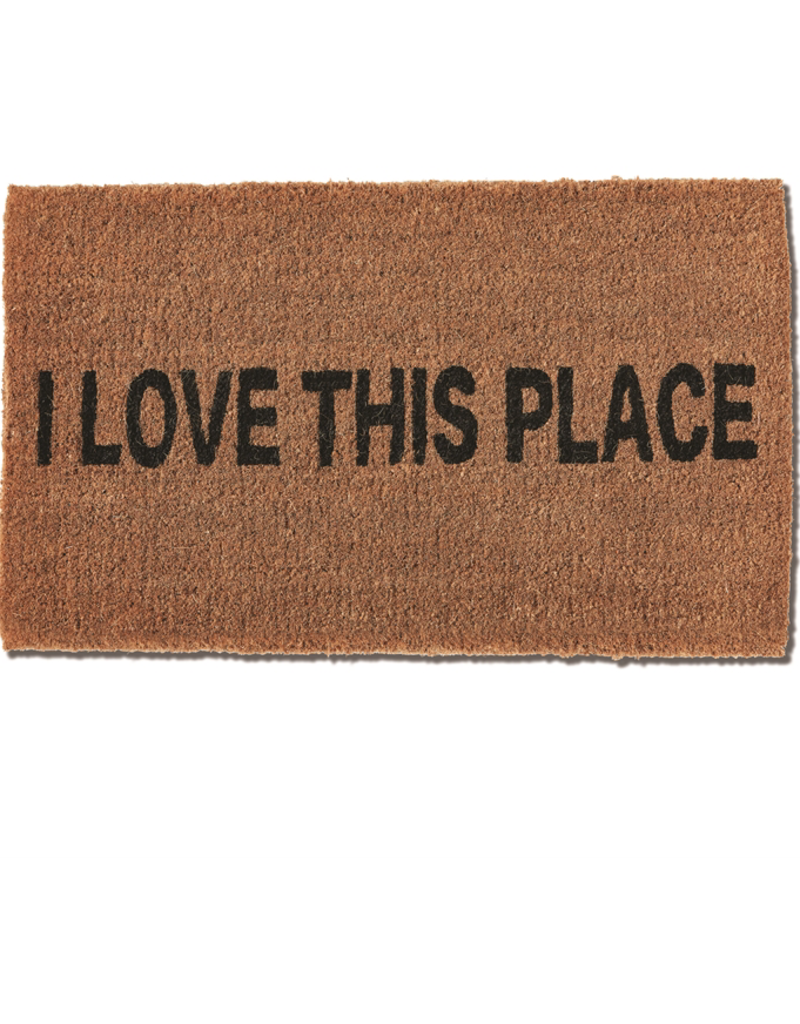 TAG I Love This Place Coir Door Mat