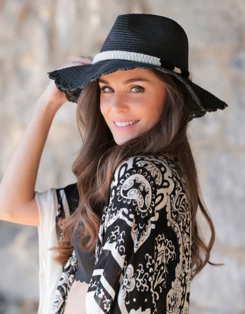 Shiraleah Black Daria Hat