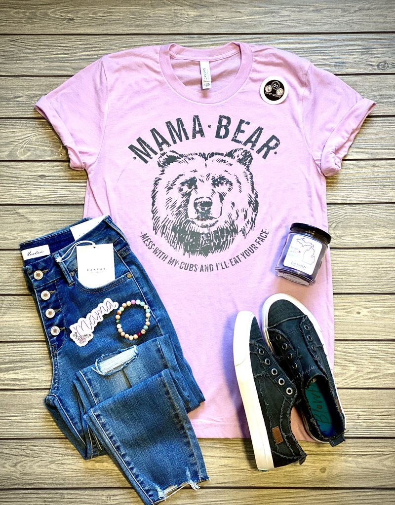 Bella Canvas Lilac Mama Bear & Cub Tee (2XL Only)