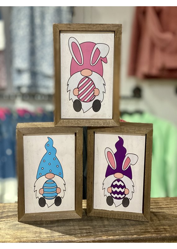 Driftless Studios Mini Easter Gnome Signs