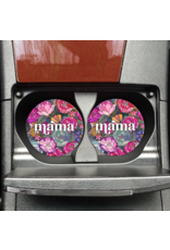 Mugsby Mama Floral Car Coaster Set
