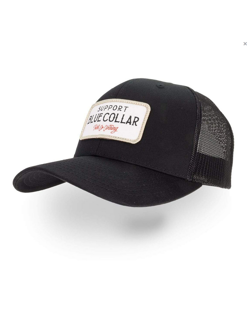 Troll Co Clothing Troll Co Fortify Support Blue Collar Black Hat