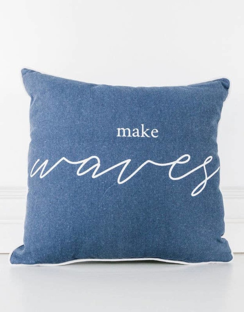 Adams & Co Makes Waves Pillow