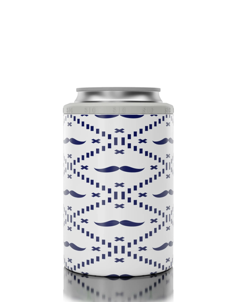 SIC 12oz Regular Can Cooler (Mustache) *SALE*