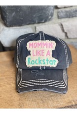 Too Too Hat Black Mommin' Like a Rockstar Hat