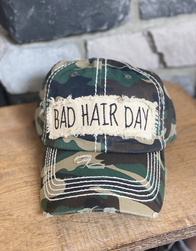 Too Too Hat Camo Bad Hair Day Patch Hat