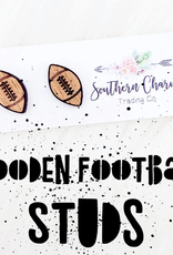 Southern Charm Trading Co Wooden Football Studs