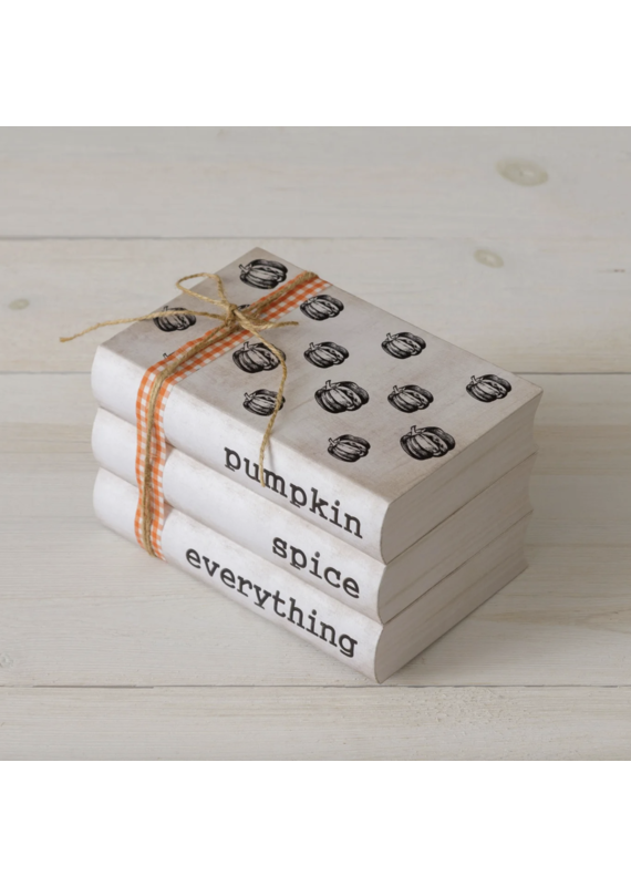Audrey's Pumpkin Spice Everything Stacked Books