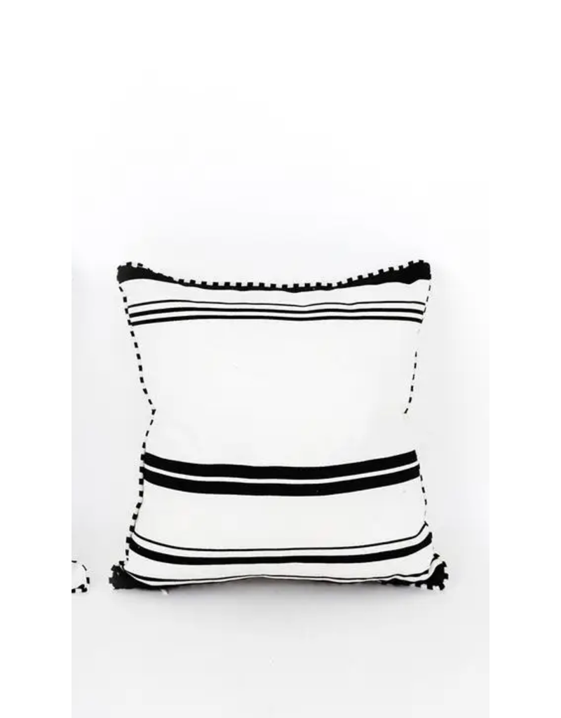 Adams & Co Black & White Witch Pillow