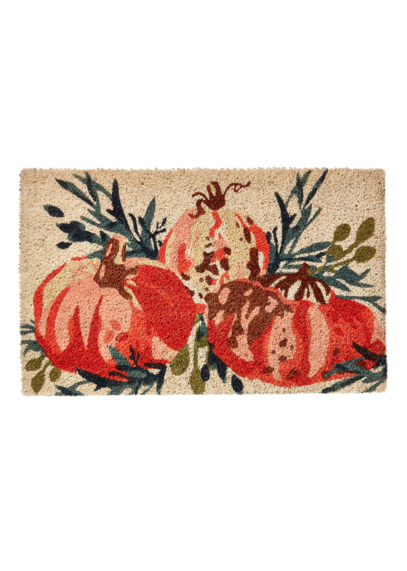 TAG Autumn Pumpkin Coir Door Mat (Local P/U Only)